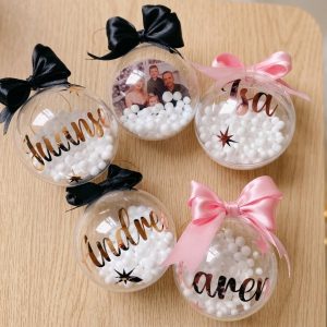 Esfera Navideña Personalizada