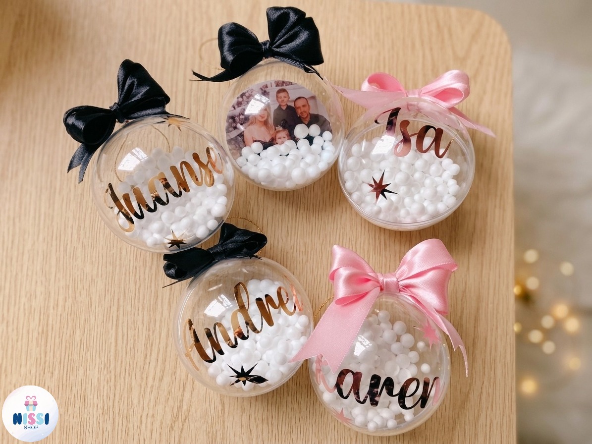Esfera Navideña Personalizada