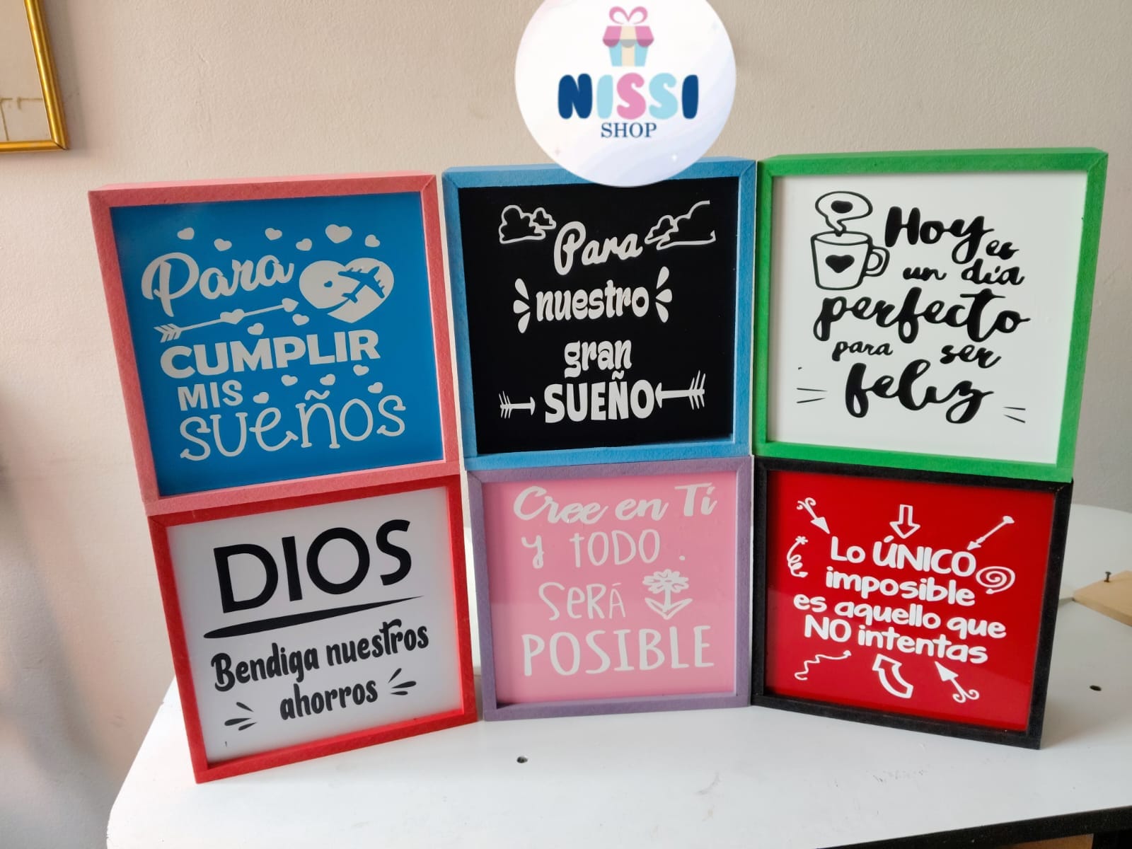 Alcancia vidrio color | Sticker | Pintada - Imagen 3