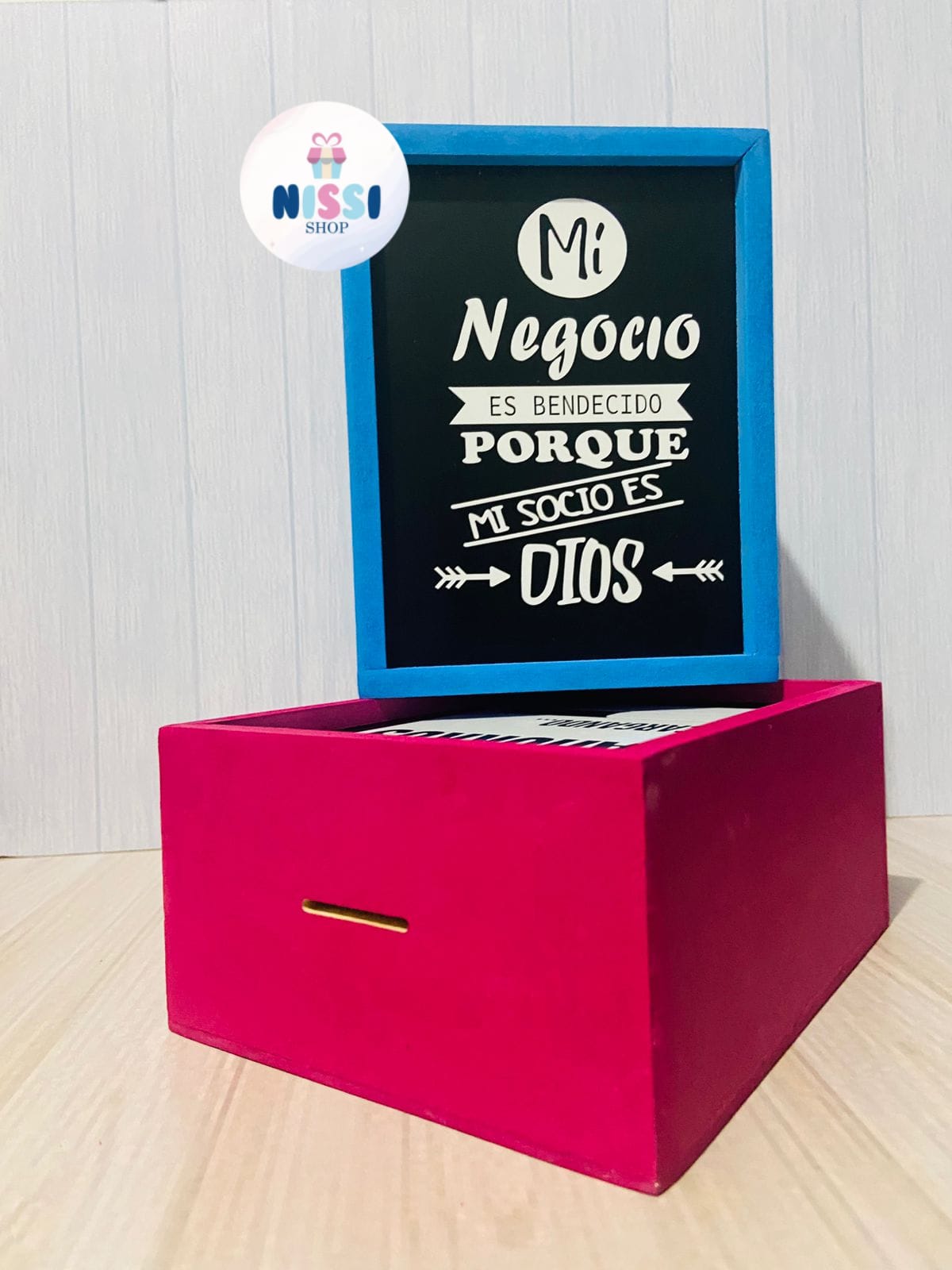 ALCANCÍA VIDRIO COLOR | STICKER | PINTADA REF 17