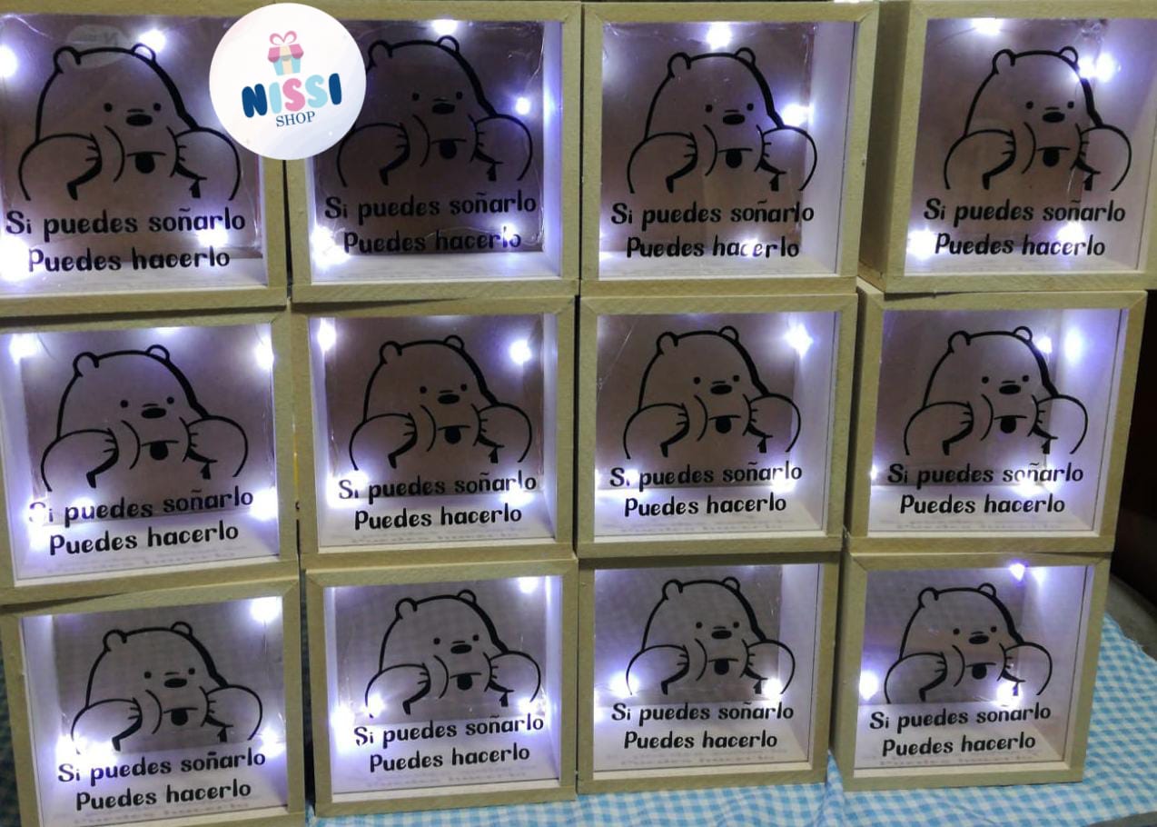 ALCANCÍA LUZ LED | STICKER REF 18