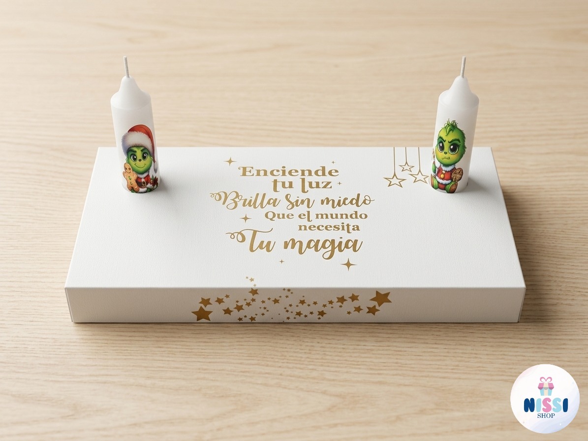Velas Navideñas Personalizadas - Imagen 2