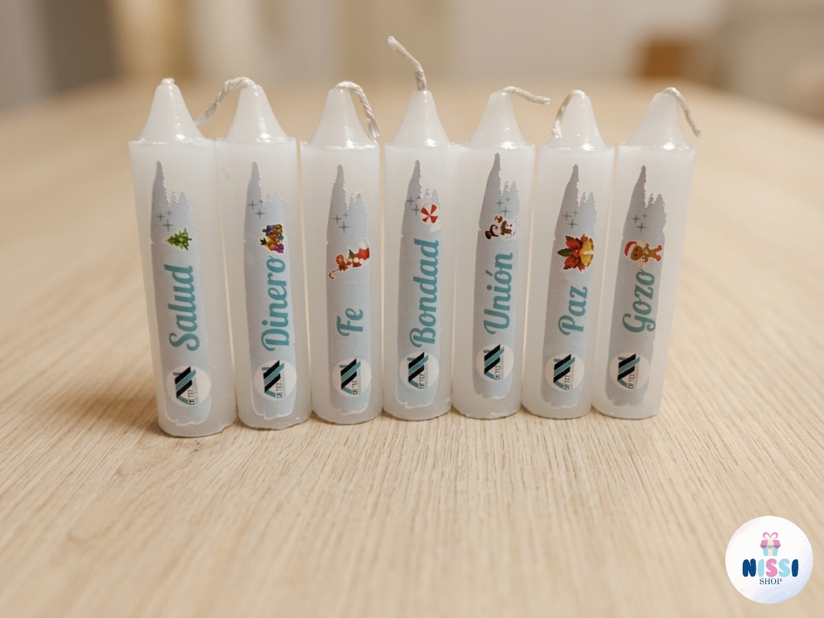 Velas Navideñas Personalizadas